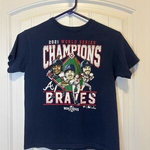 Genuine Merchandise 2021 World Series Champions Tee -‎ Navy